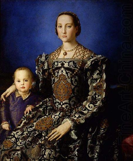 Angelo Bronzino Portrait of Eleanor of Toledo and Her Son china oil painting image